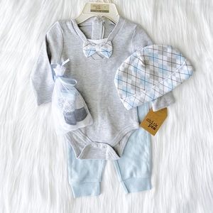 Chick Pea Baby Boy 4-piece Matching Set